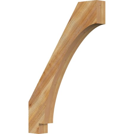 Ekena Millwork 4"W x 28"D x 40"H Imperial Rough Sawn Knee Brace, Western Red Cedar BRC04X28X40IMP00RWR